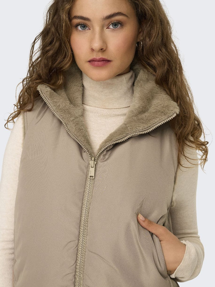 ONLY VESTE ONLDANA FAUSSE FOURRURE