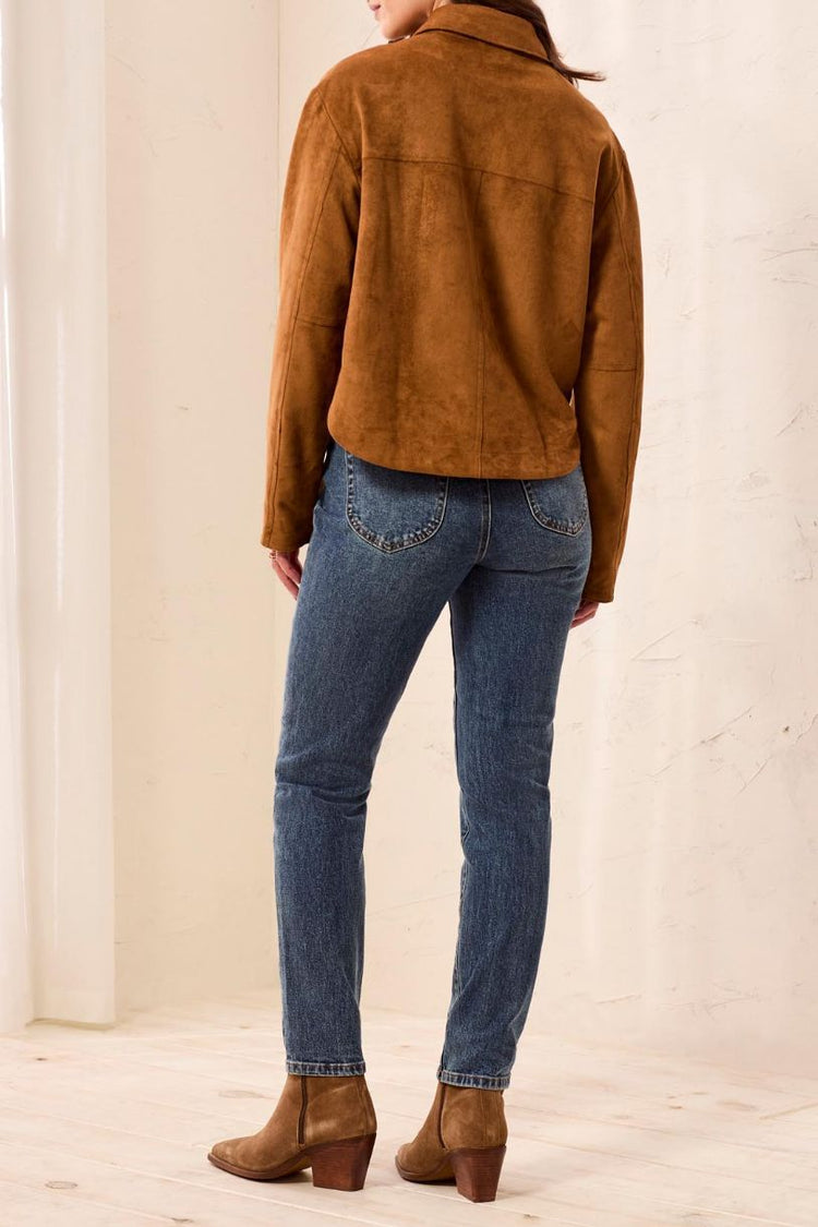 TRIBAL SHACKET FLOWY SUEDE