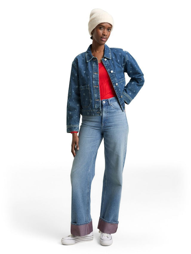 JACKET DE JEANS LES COEURS EN FOLIE