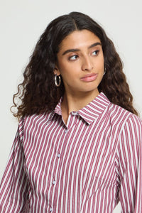 ICHI CHEMISIER IHDIMA STRIPE