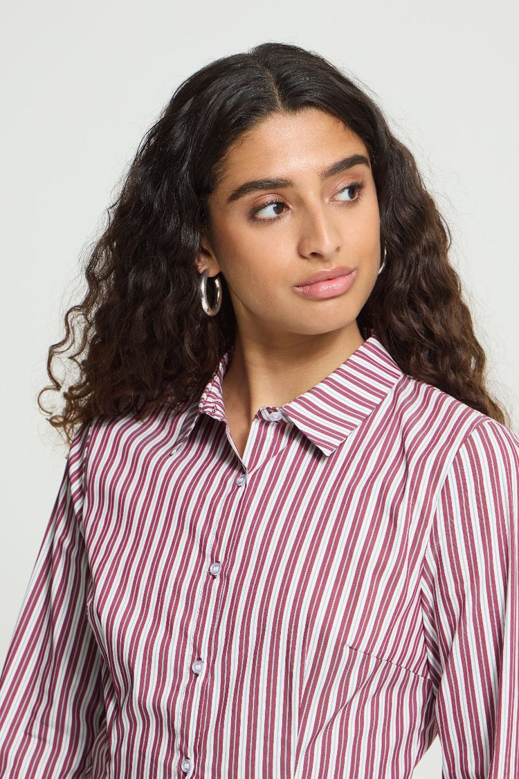 ICHI CHEMISIER IHDIMA STRIPE