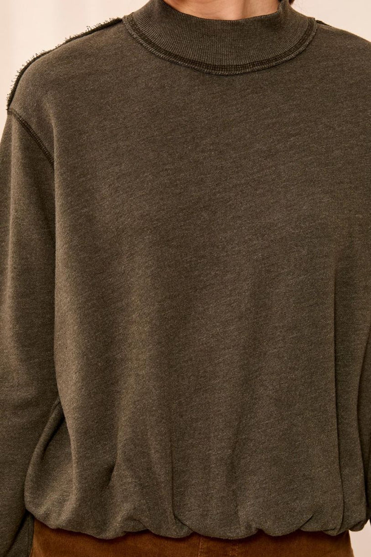 TRIBAL CHANDAIL BUBBLE SWEATSHIRT