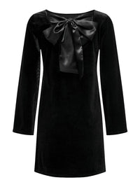 ROBE BOUCLE SUR FOND DE VELOURS