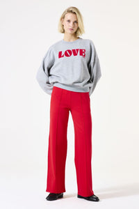 PANTALON LETTRE ÉCARLATE