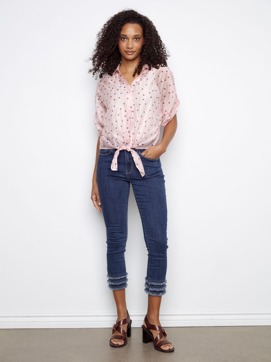 CHEMISIER LA PRINCESSE AUX PETITS POIS