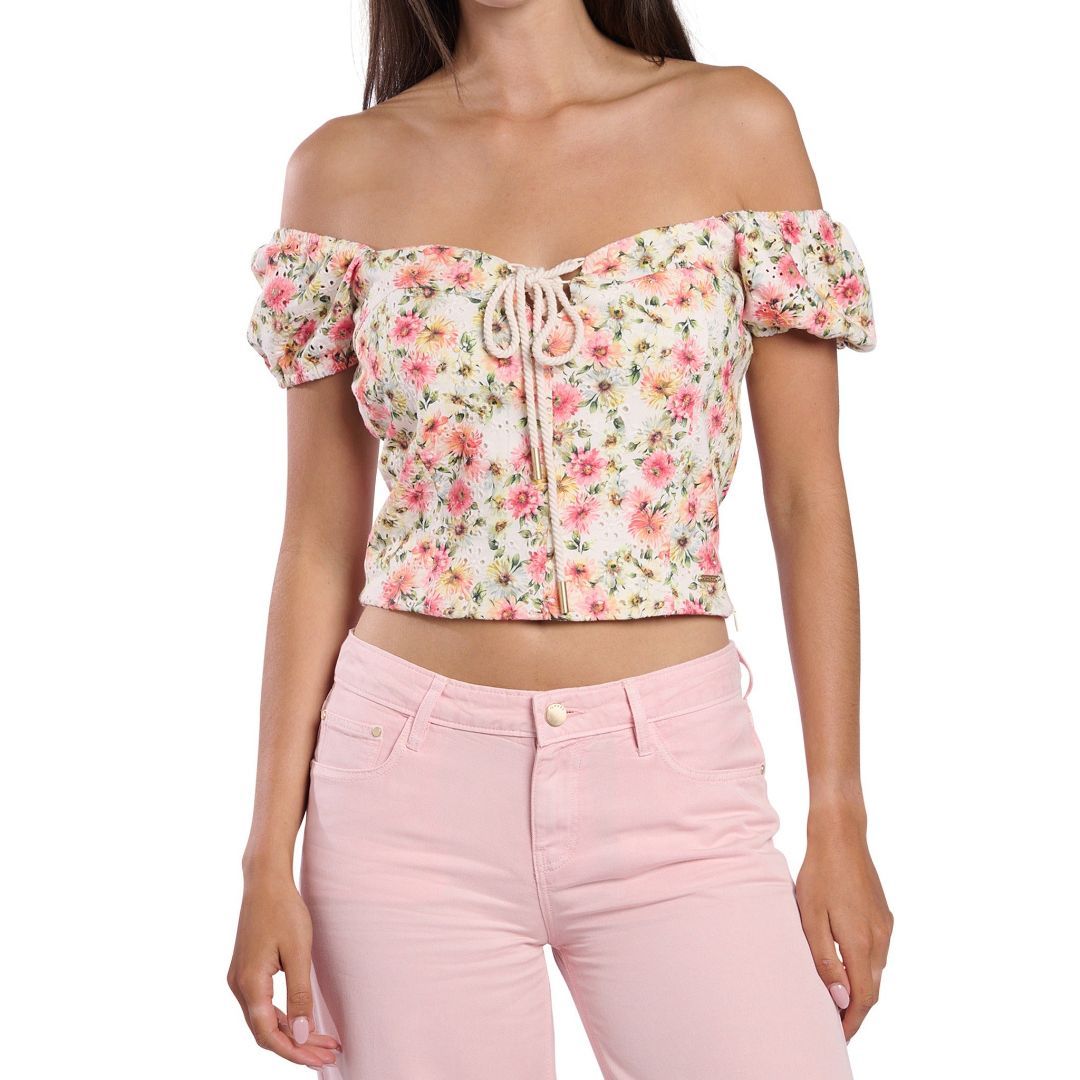 CROP TOP GUESS ELIANE LA ROMANTIQUE