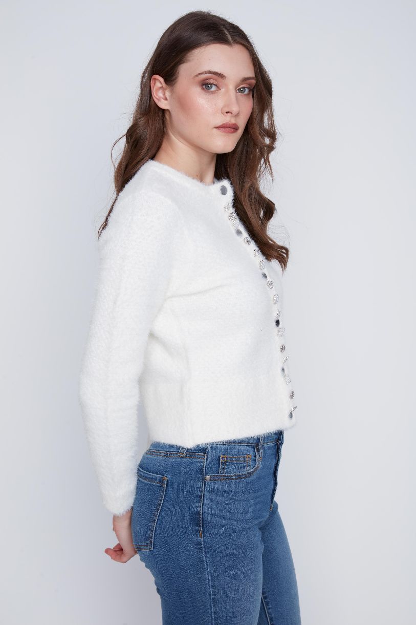 CARDIGAN POUSSIÈRE D'ANGE