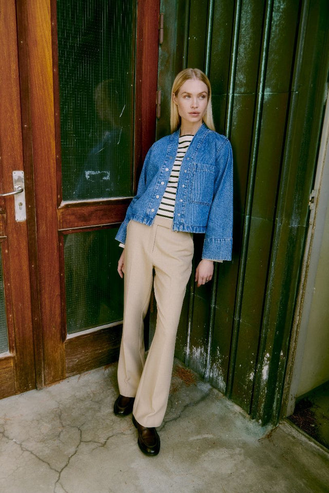 JACKET DE JEANS KACILA TOMBER À PLAT