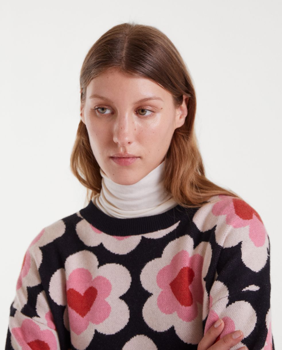 PULL PISTIL EN COEUR