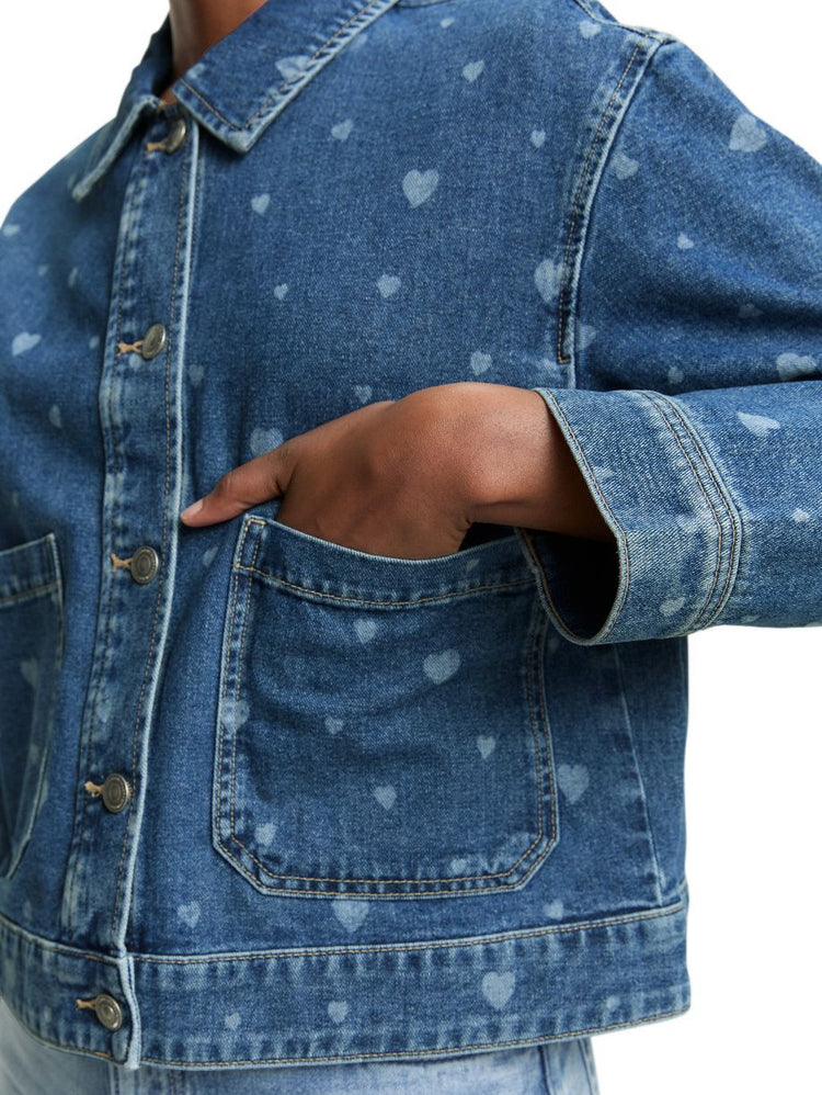 JACKET DE JEANS LES COEURS EN FOLIE
