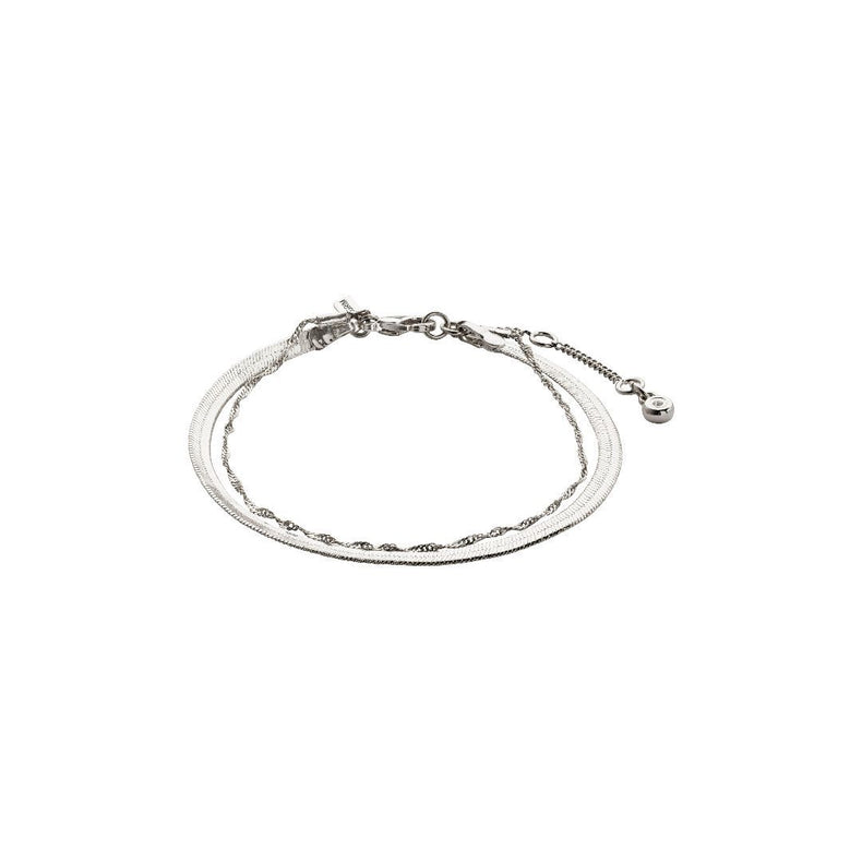 PILGRIM BRACELET EA CHAÎNES 2 EN 1