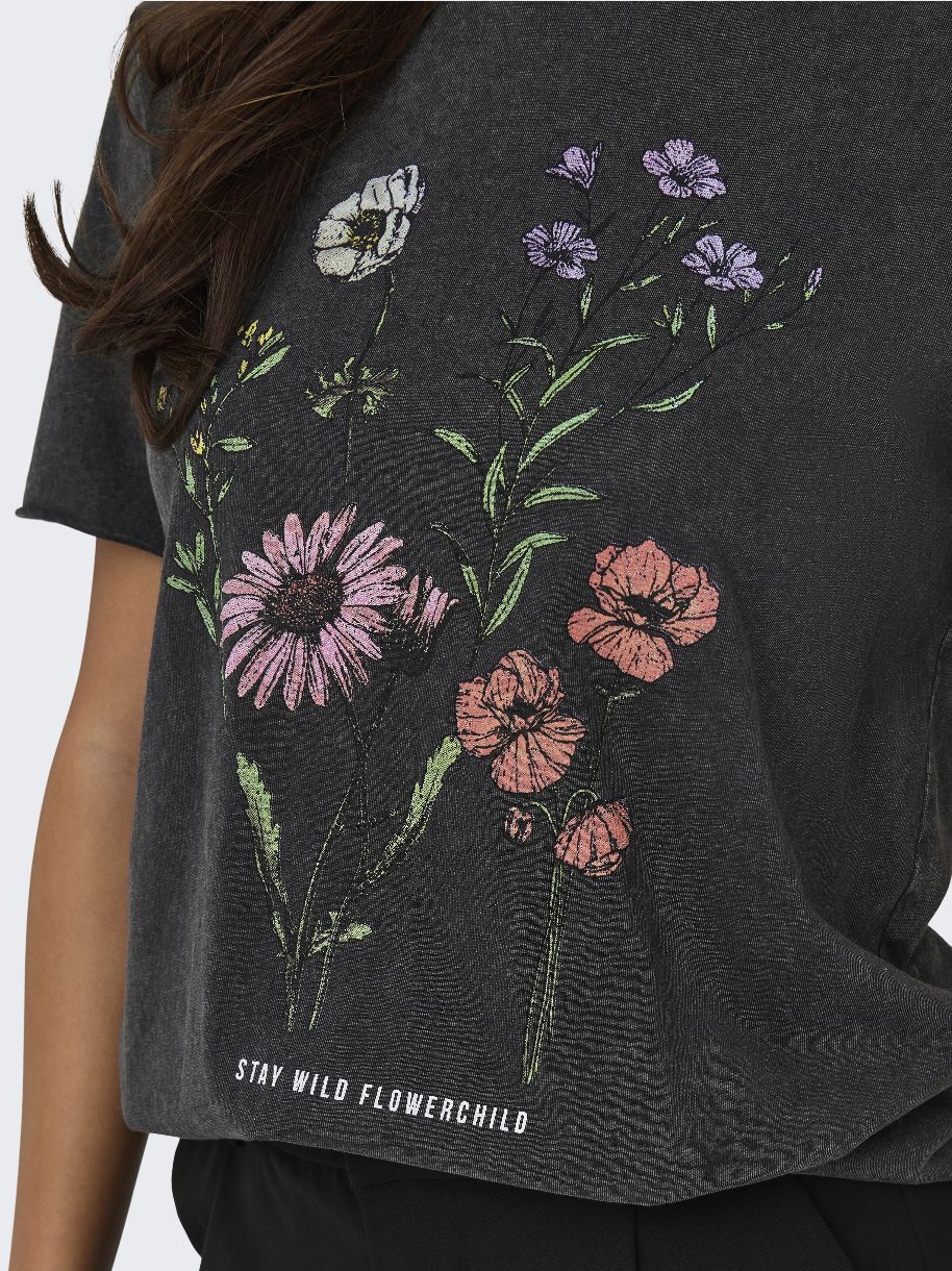 T-SHIRT LUCY STAY WILD FLOWERCHILD
