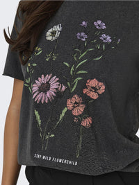 T-SHIRT LUCY STAY WILD FLOWERCHILD