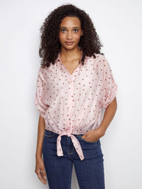 CHEMISIER LA PRINCESSE AUX PETITS POIS