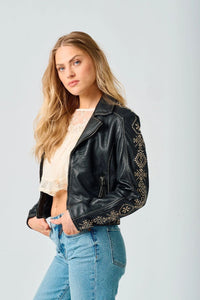 MAURITIUS JACKET DE CUIR CORA RF