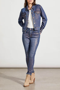 JACKET DE JEANS COUP DE PINCEAU