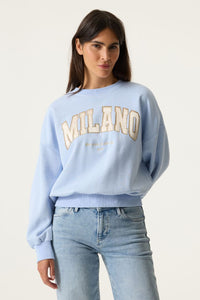 CHANDAIL EN COTON OUATÉ MILANO