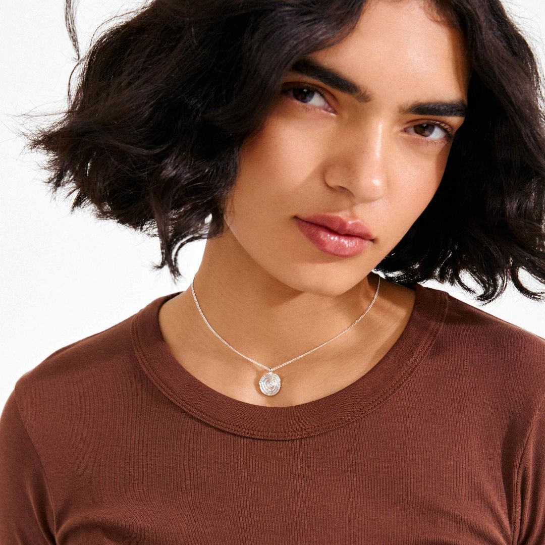 COLLIER FIRE PENDENTIFS CRISTAUX 2-EN-1