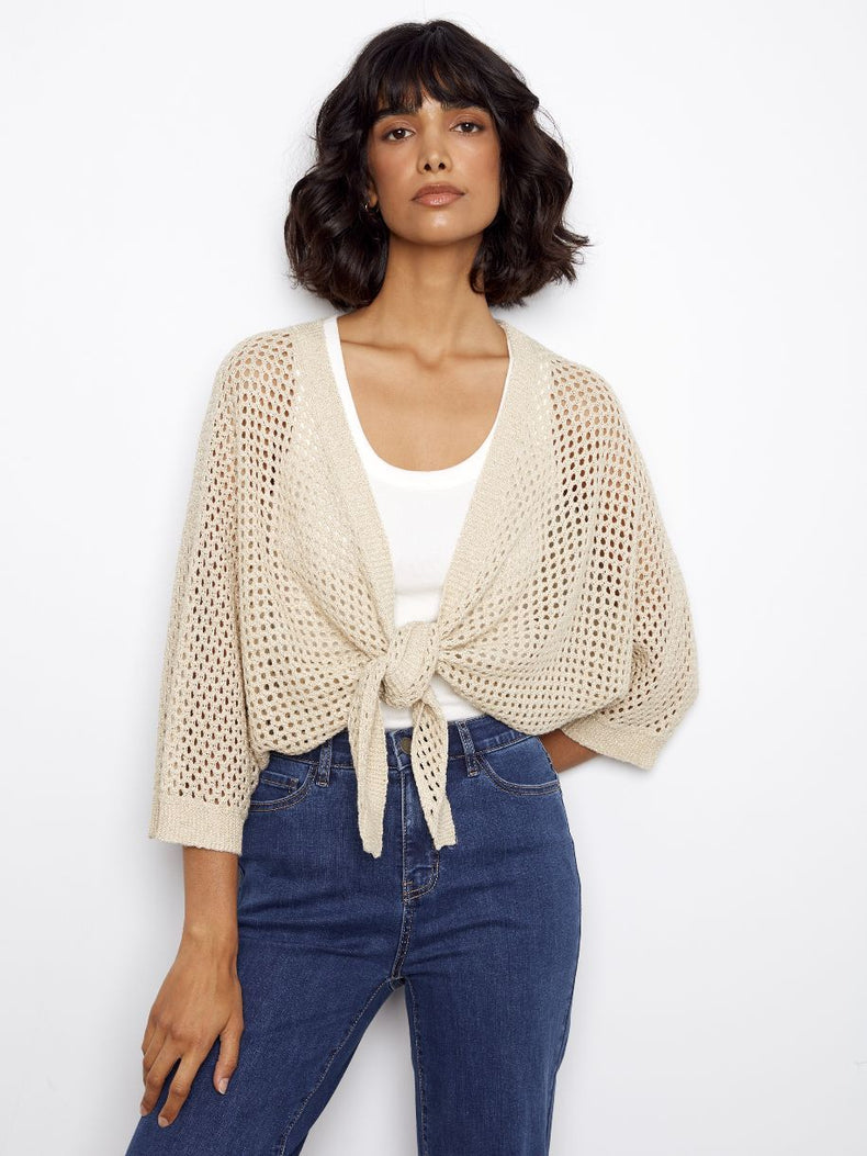 CARDIGAN SE PRENDRE DANS SON FILET