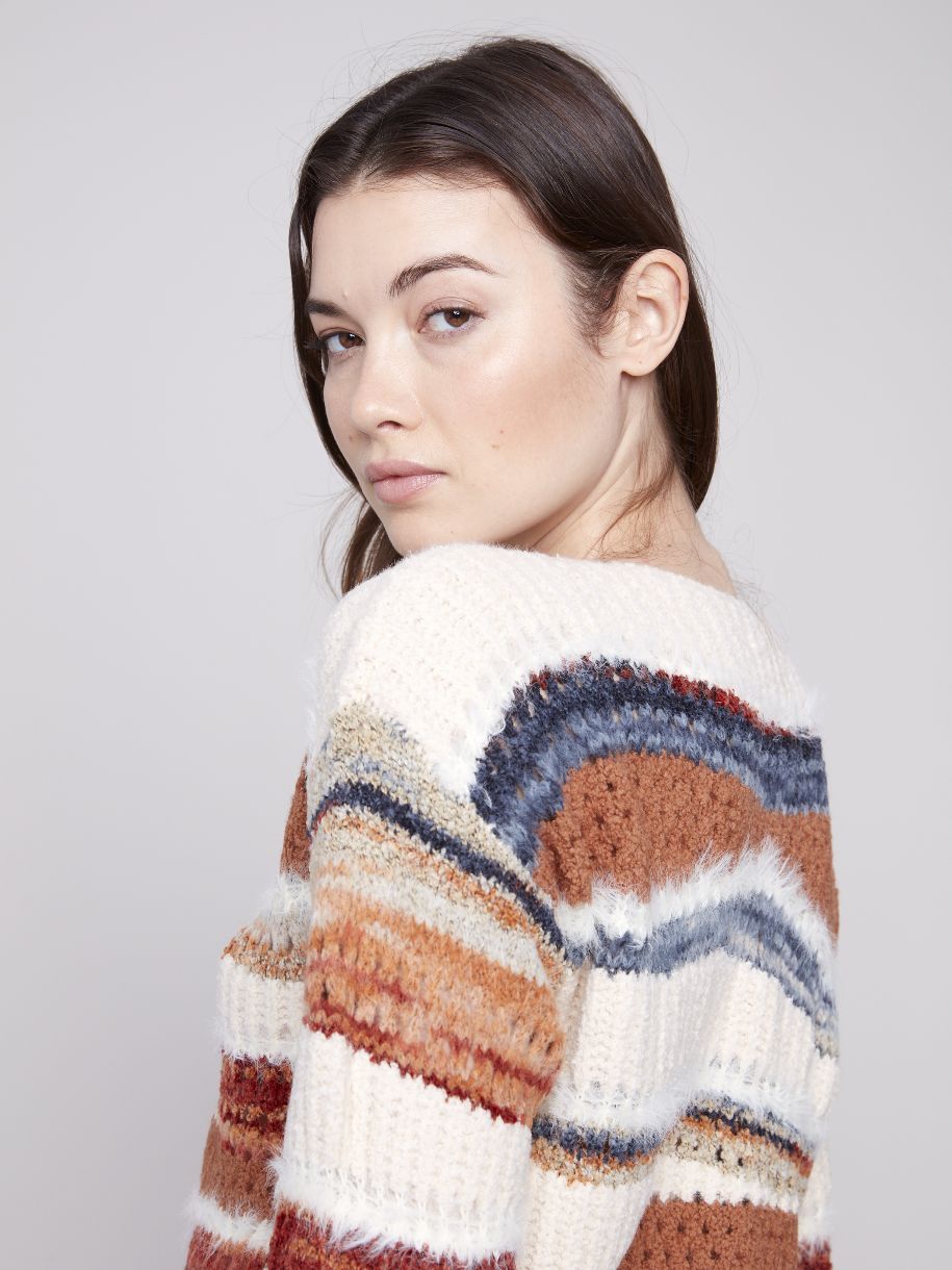 PULL CHENILLE DEVIENDRA PAPILLON