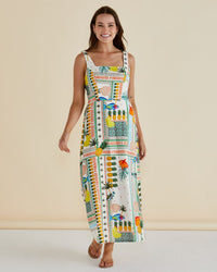 ROBE LONGUE TEGAN PASSION TROPICALE
