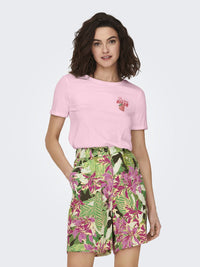 T-SHIRT KITA SUR UNE TERRASSE