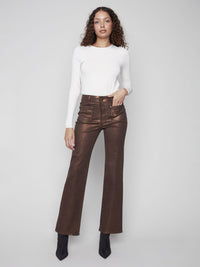 PANTALON ÉVASÉ LA RICHESSE DU CUIVRE