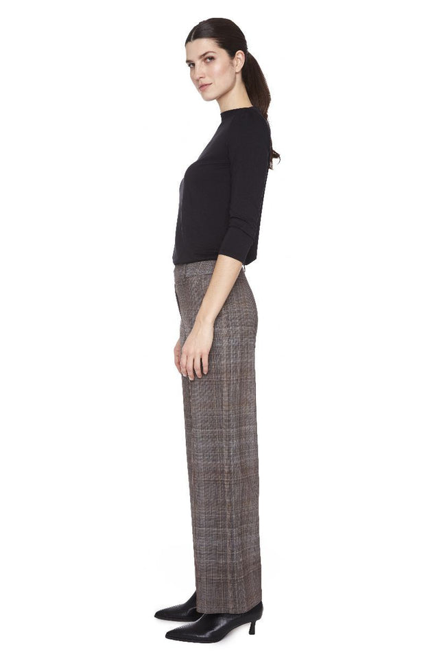 PANTALON LARGE UP HONEY PLAID