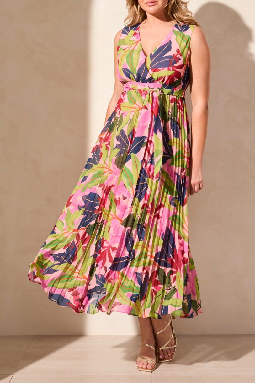 ROBE LONGUE DÉESSE TROPICALE