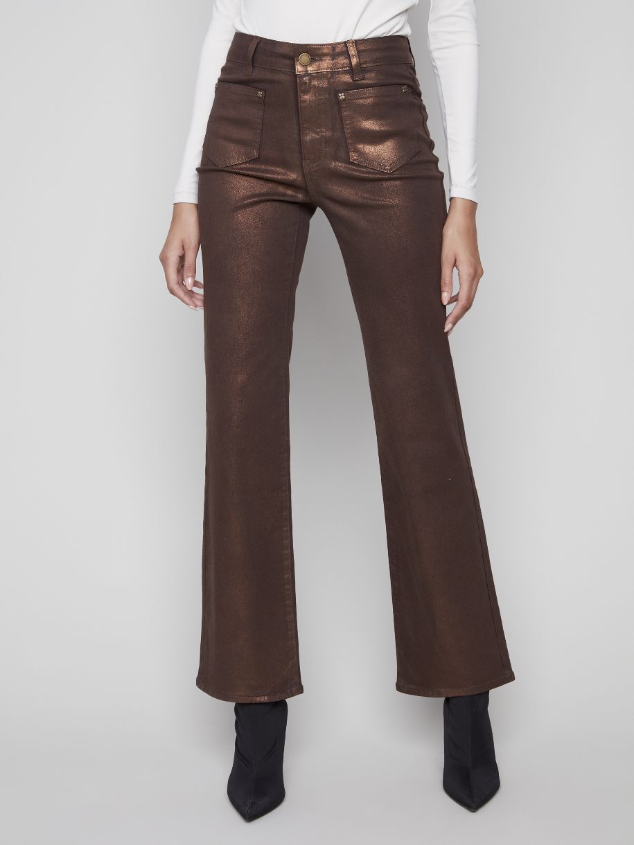 PANTALON ÉVASÉ LA RICHESSE DU CUIVRE