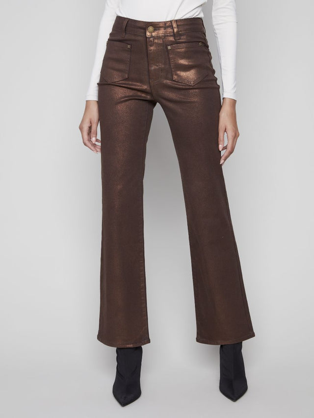 PANTALON ÉVASÉ LA RICHESSE DU CUIVRE