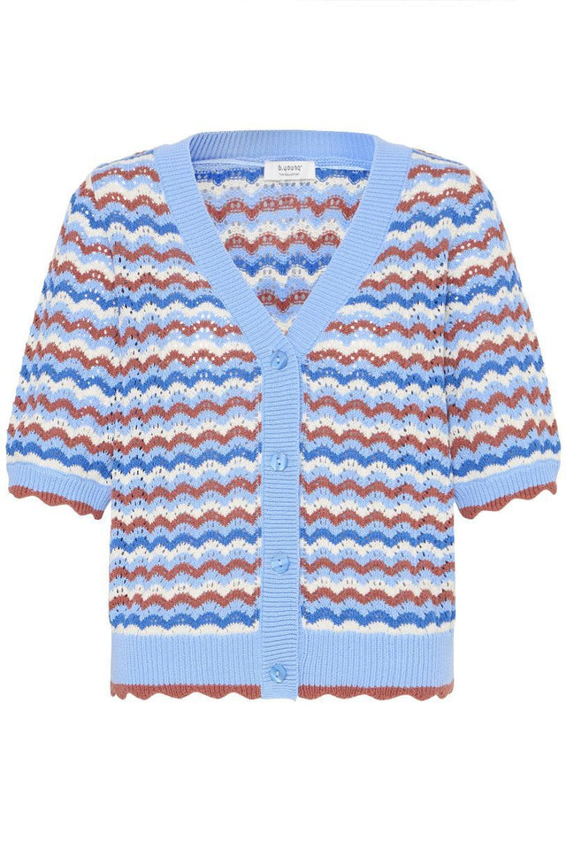 CARDIGAN NERO POINTELLE L'ACCENT FRANÇAIS