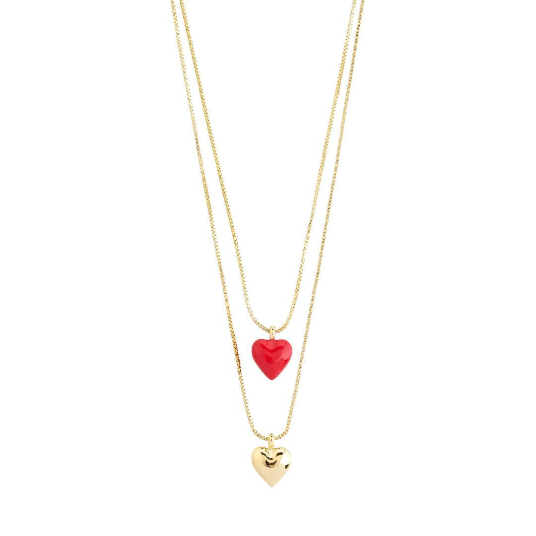 MAEVE COLLIER PENDENTIF COEUR 2 EN 1