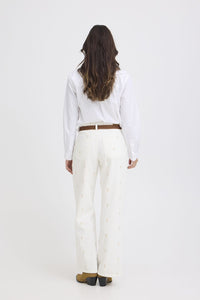 JEANS DROIT KIMU ET SON ORNEMENT