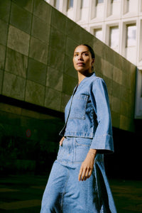 JACKET DE JEANS KACILA TOMBER À PLAT