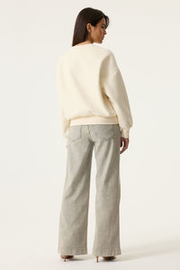 CHANDAIL EN COTON OUATÉ AMORE