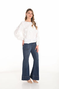 JEANS ÉVASÉ RETOUR EN ARRIÈRE