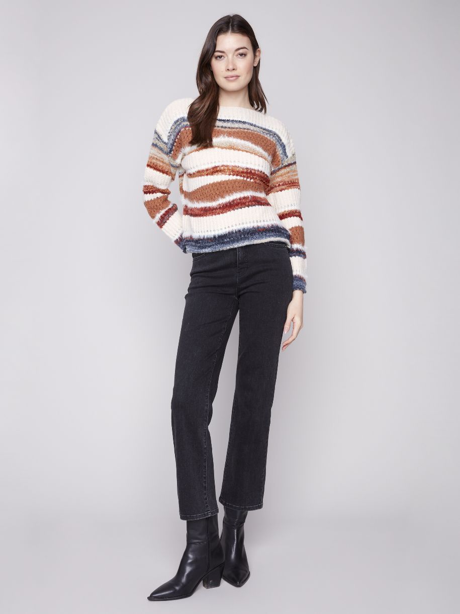 PULL CHENILLE DEVIENDRA PAPILLON