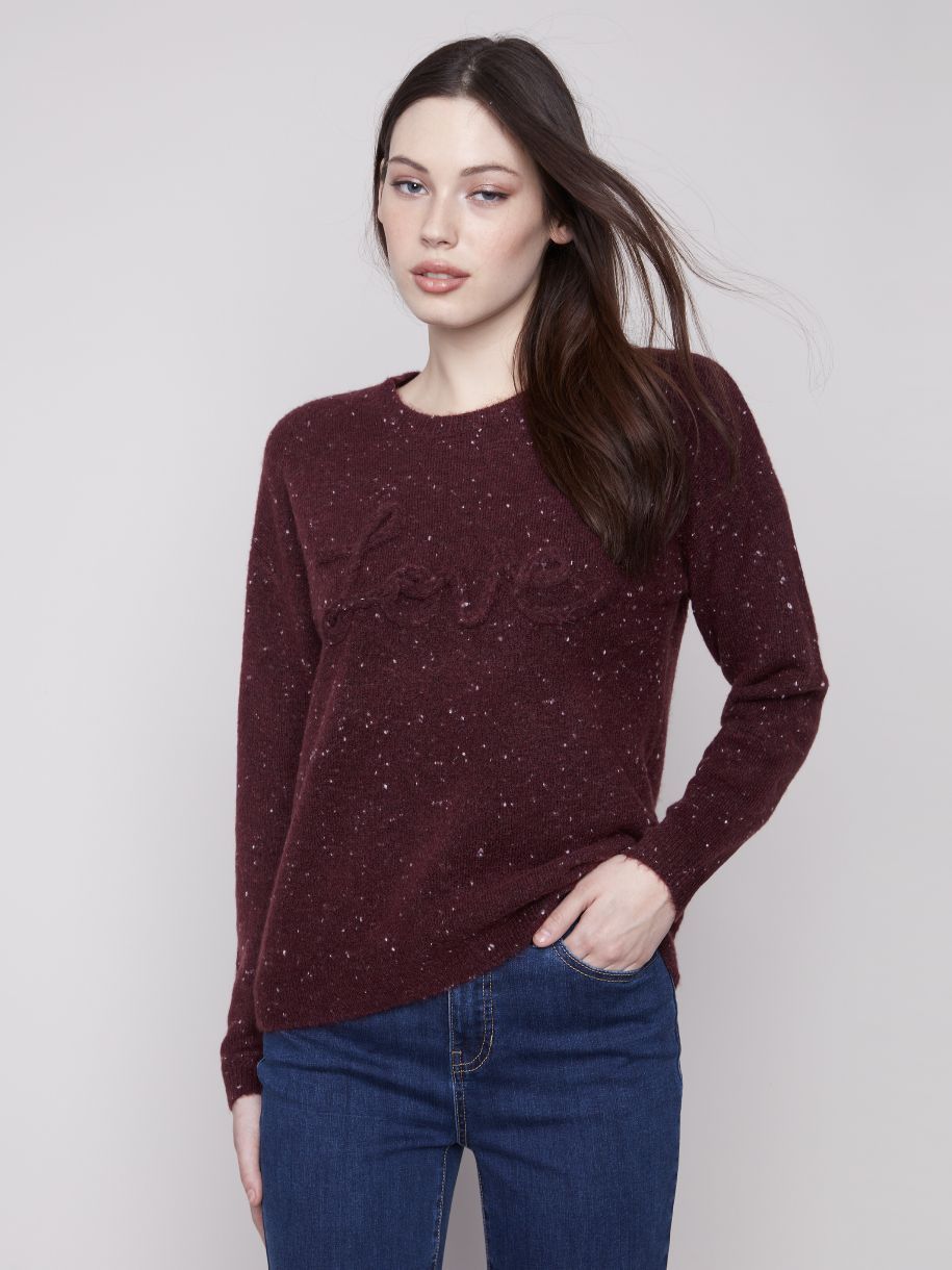 PULL LOVE ET CONFETTIS