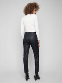 PANTALON EN CUIRETTE ÉTROIT CHARLIE B