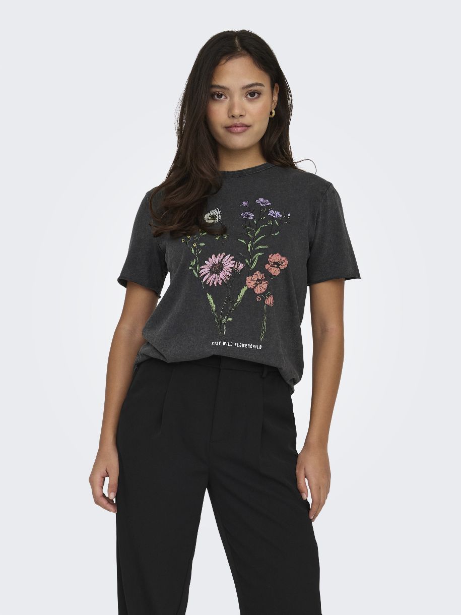 T-SHIRT LUCY STAY WILD FLOWERCHILD