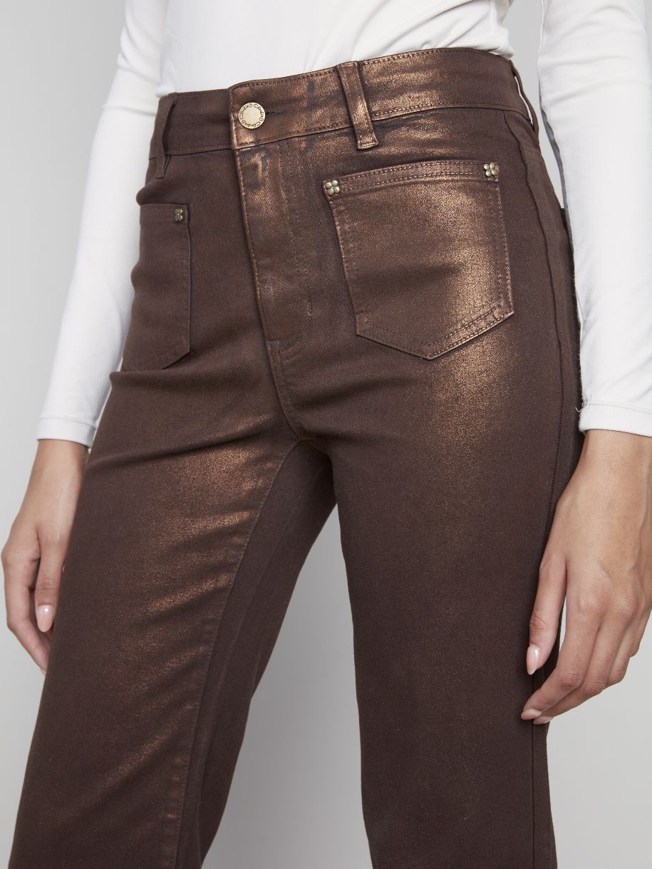PANTALON ÉVASÉ LA RICHESSE DU CUIVRE