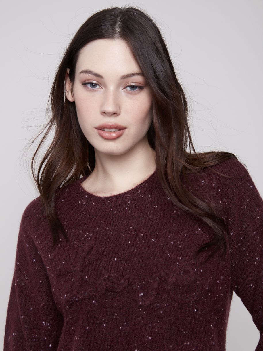 PULL LOVE ET CONFETTIS