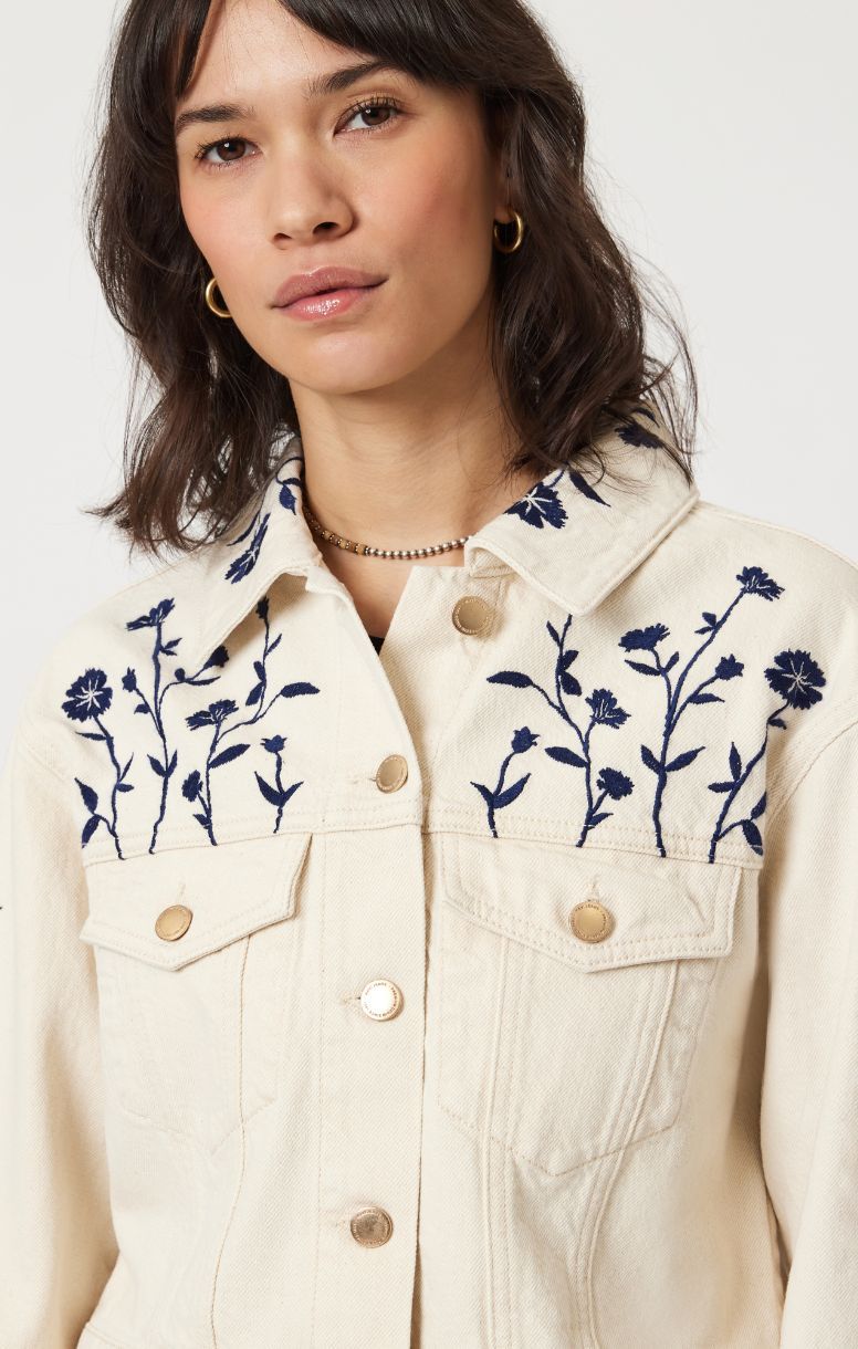 JACKET DE JEANS FLOWER & HARMONY