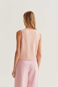 DÉBARDEUR CHARMANT DAMIER