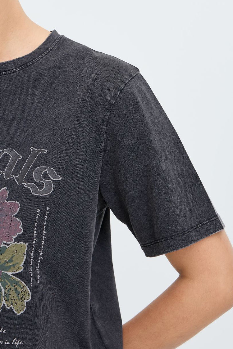 B.YOUNG T-SHIRT BYSOLKO FLORAL