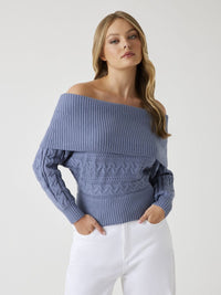 PULL GUESS CABLE ELLA
