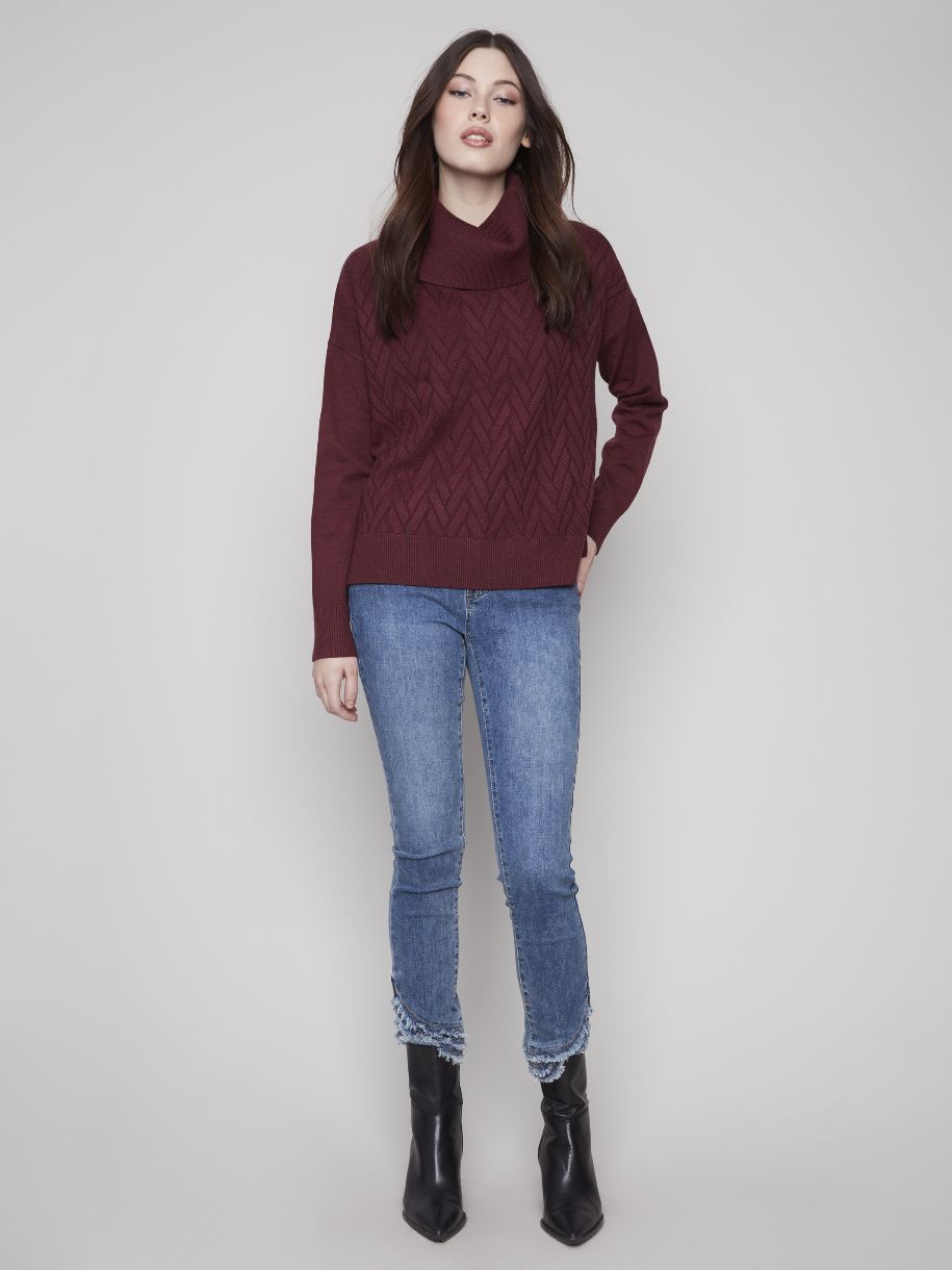 PULL EN DÉTAILS TON SUR TON