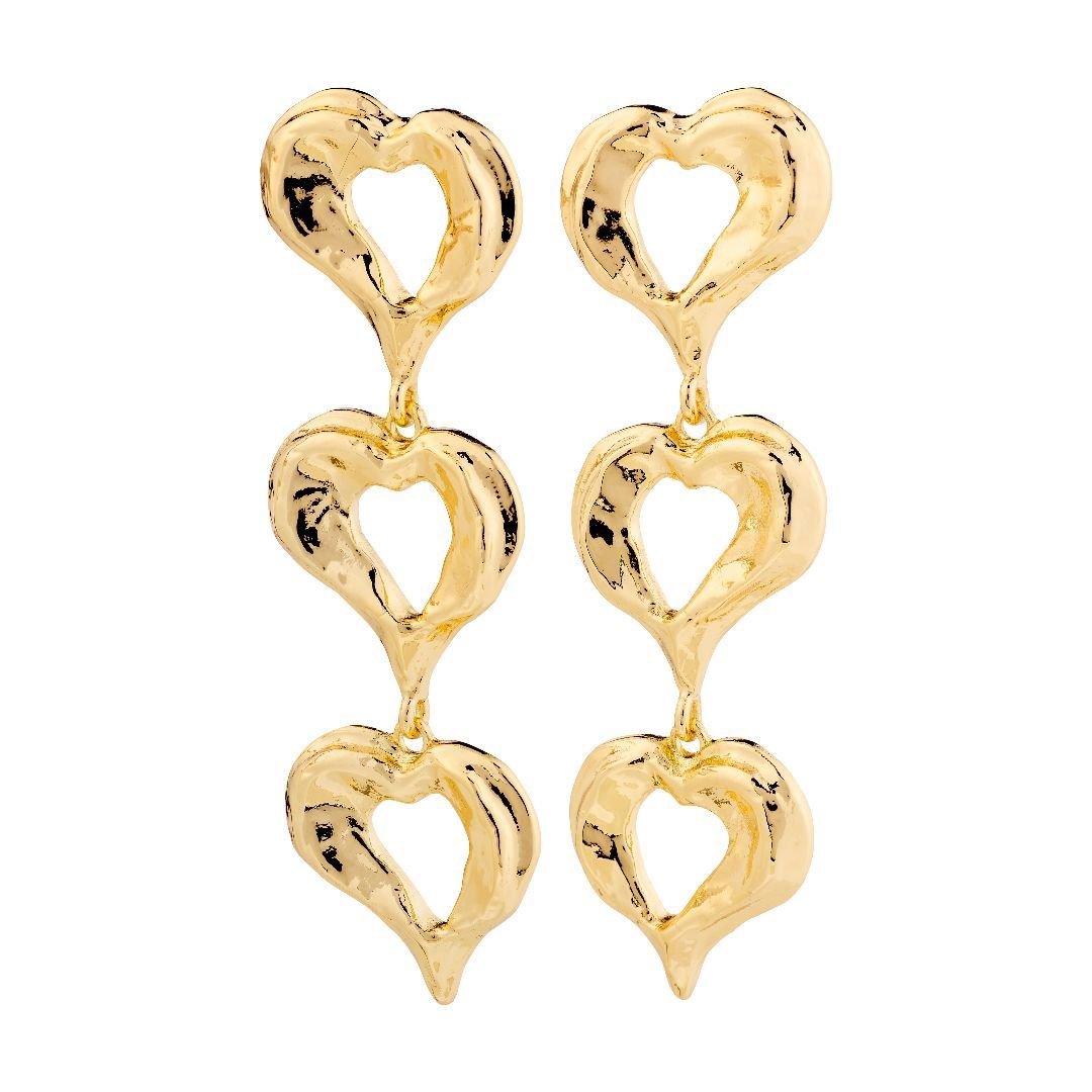 TIDE BOUCLES D'OREILLES COEUR LONGUES
