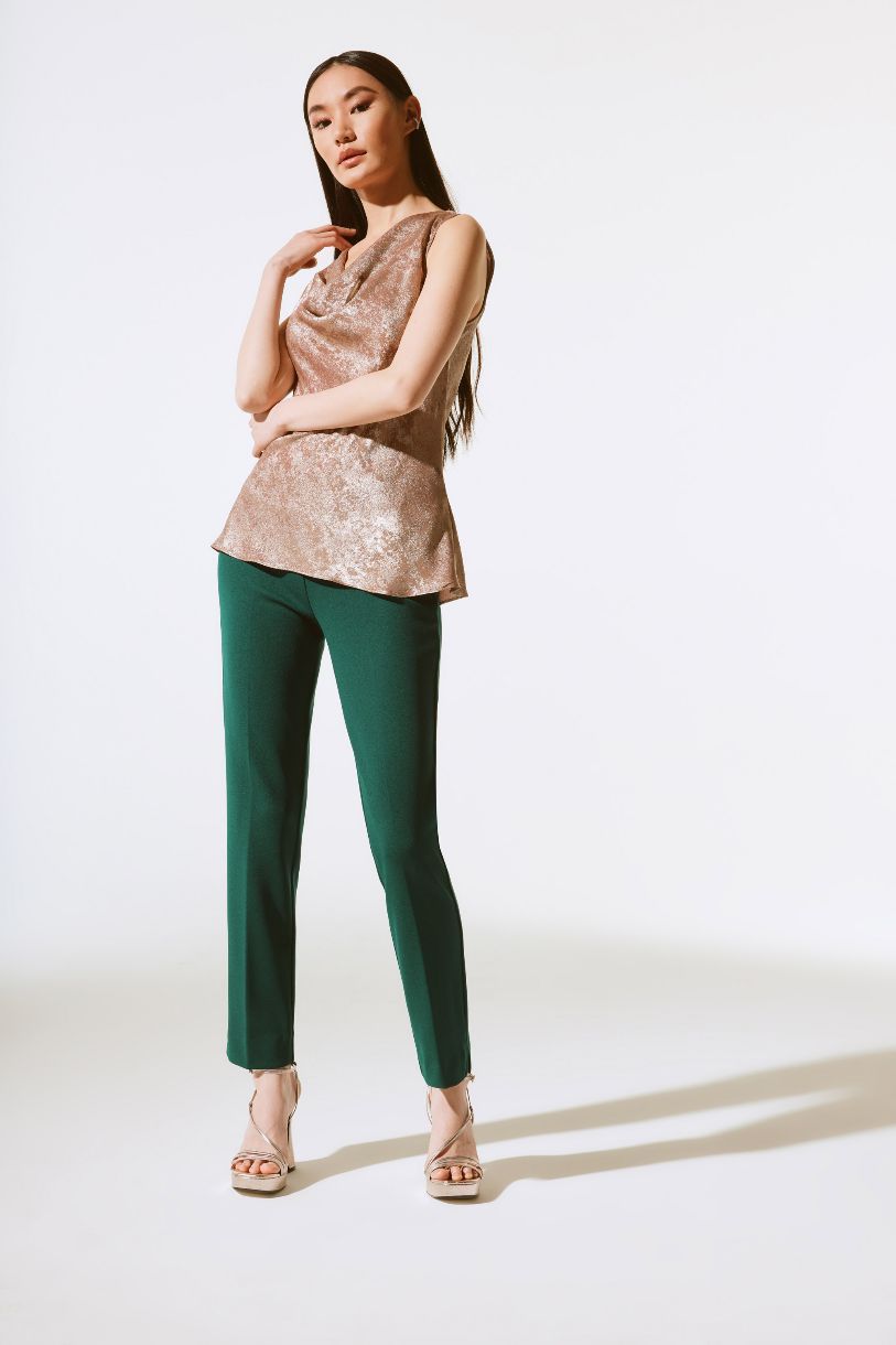 CAMISOLE BÉNITIER EN TISSU MÉTALLISÉ